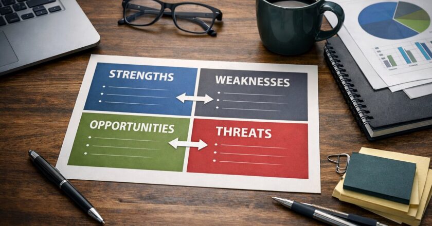 Sterkte-zwakteanalyse en SWOT-analyse als fundament voor strategische keuzes (✓)