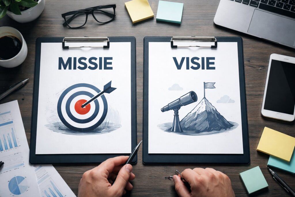 verschil missie en visie, missie