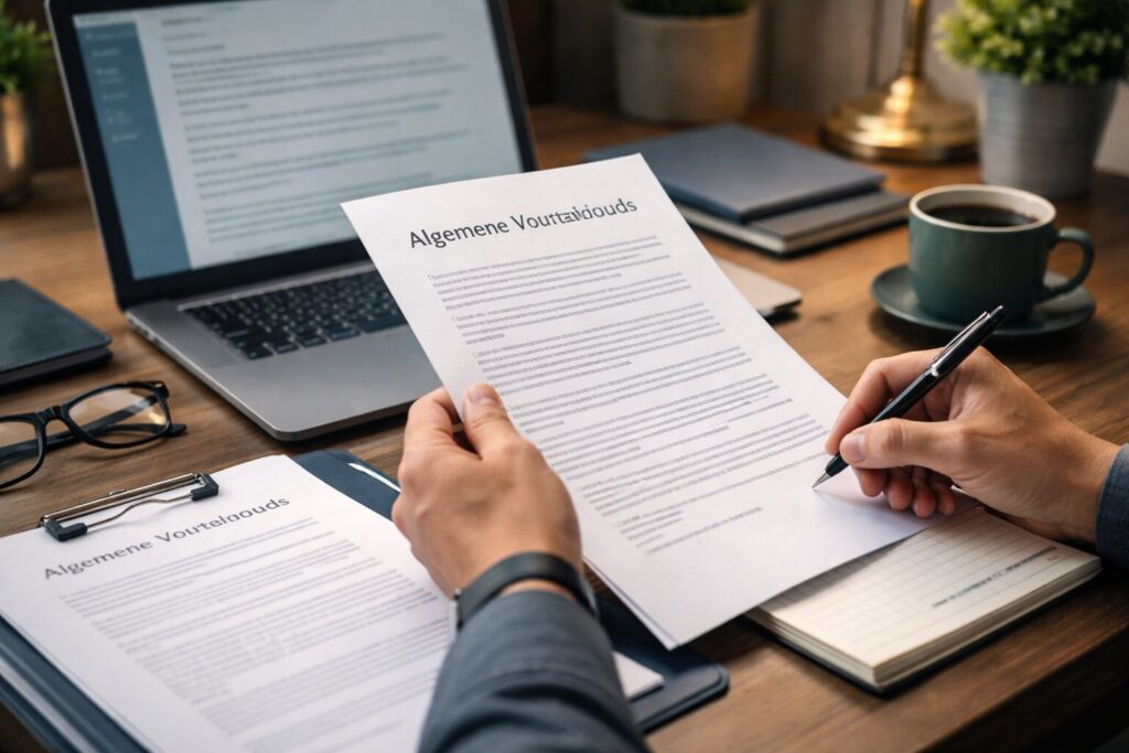 Algemene voorwaarden opstellen als zzp’er: van juridische basis naar strategisch instrument ✅